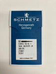 Schmetz Sewing Needles System 328 (R), 214X1 or DDX1, Size NM 180 Size 24 - Pack of 10